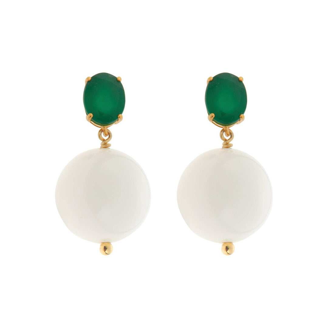 Bubble White Onyx Agate - Eye M Bubbles - Ileana Makri