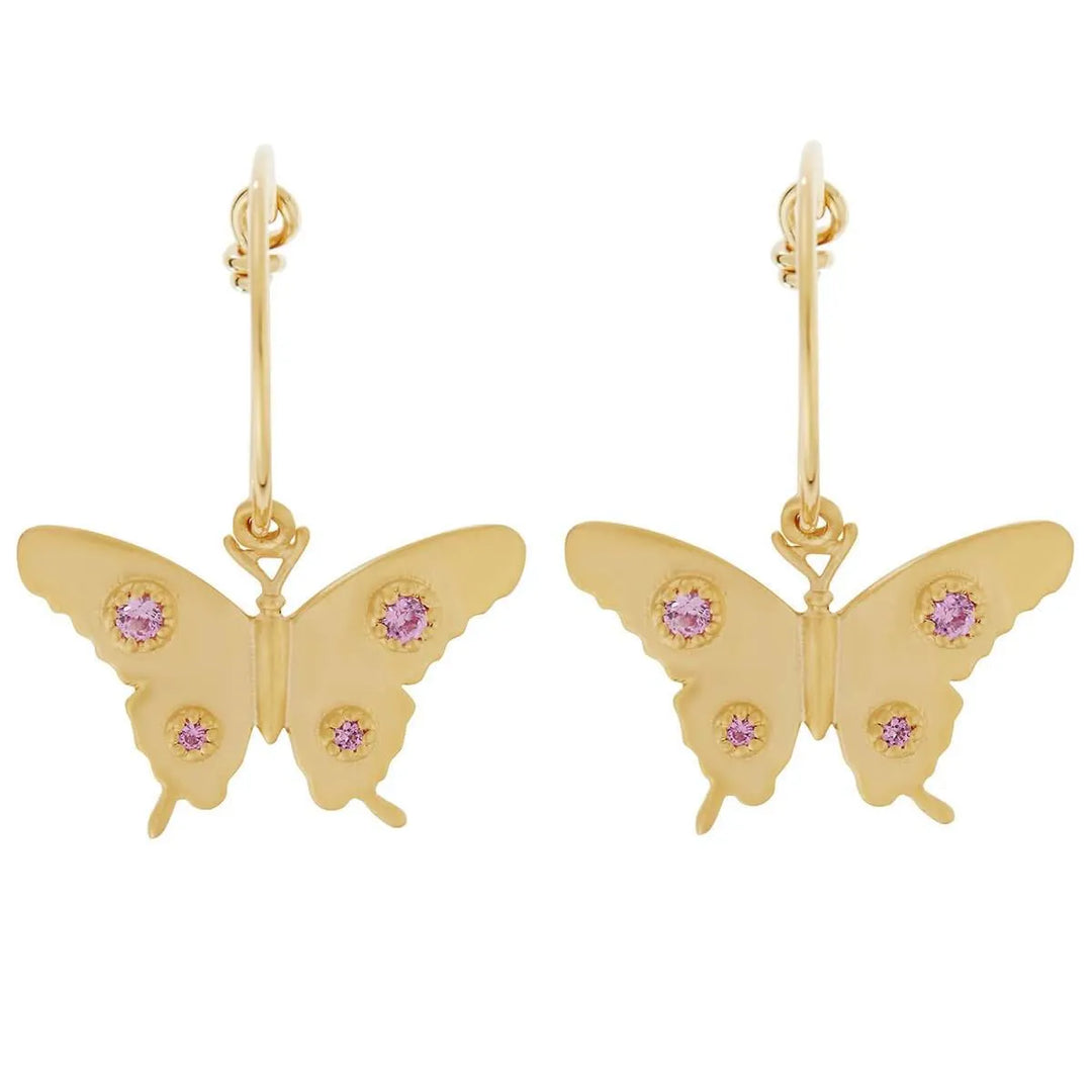 Butterfly Mini Hoops - Eye M Jungle - Ileana Makri store