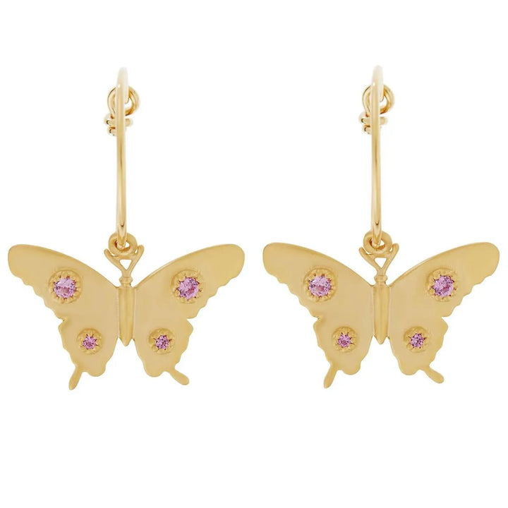 Butterfly Mini Hoops - Eye M Jungle - Ileana Makri store