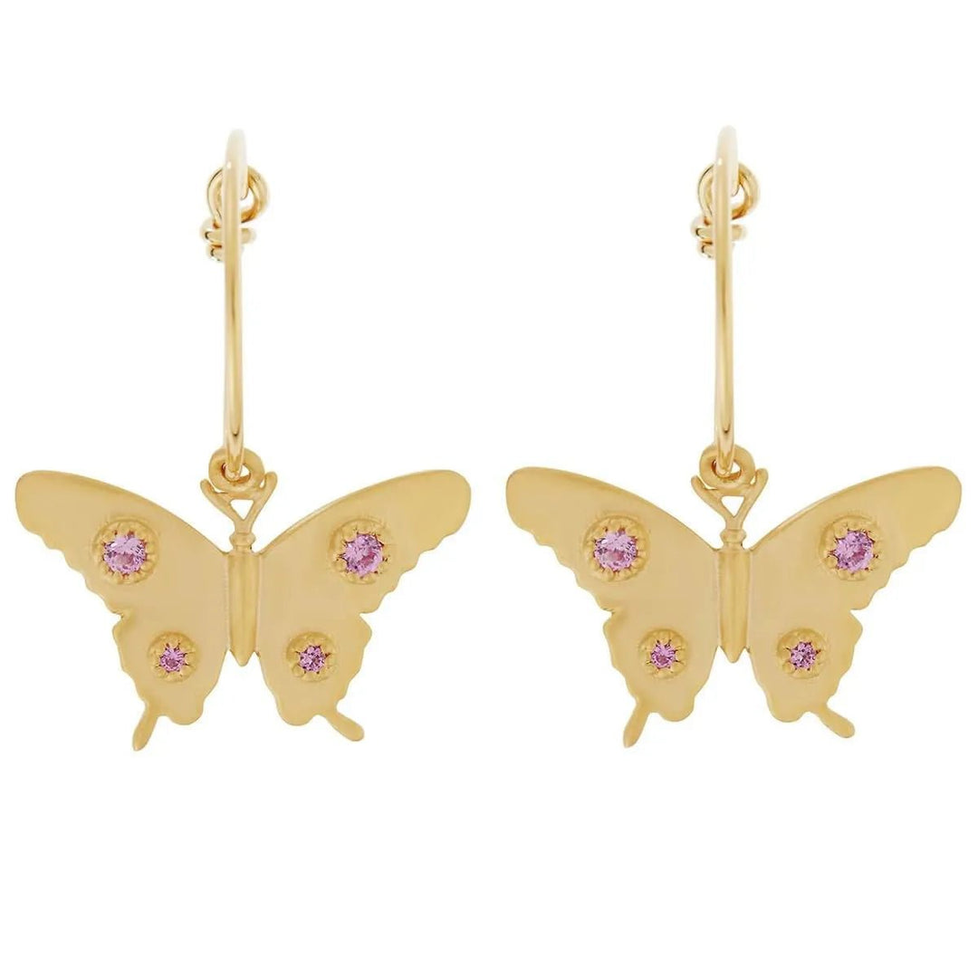 Butterfly Mini Hoops - Eye M Jungle - Ileana Makri