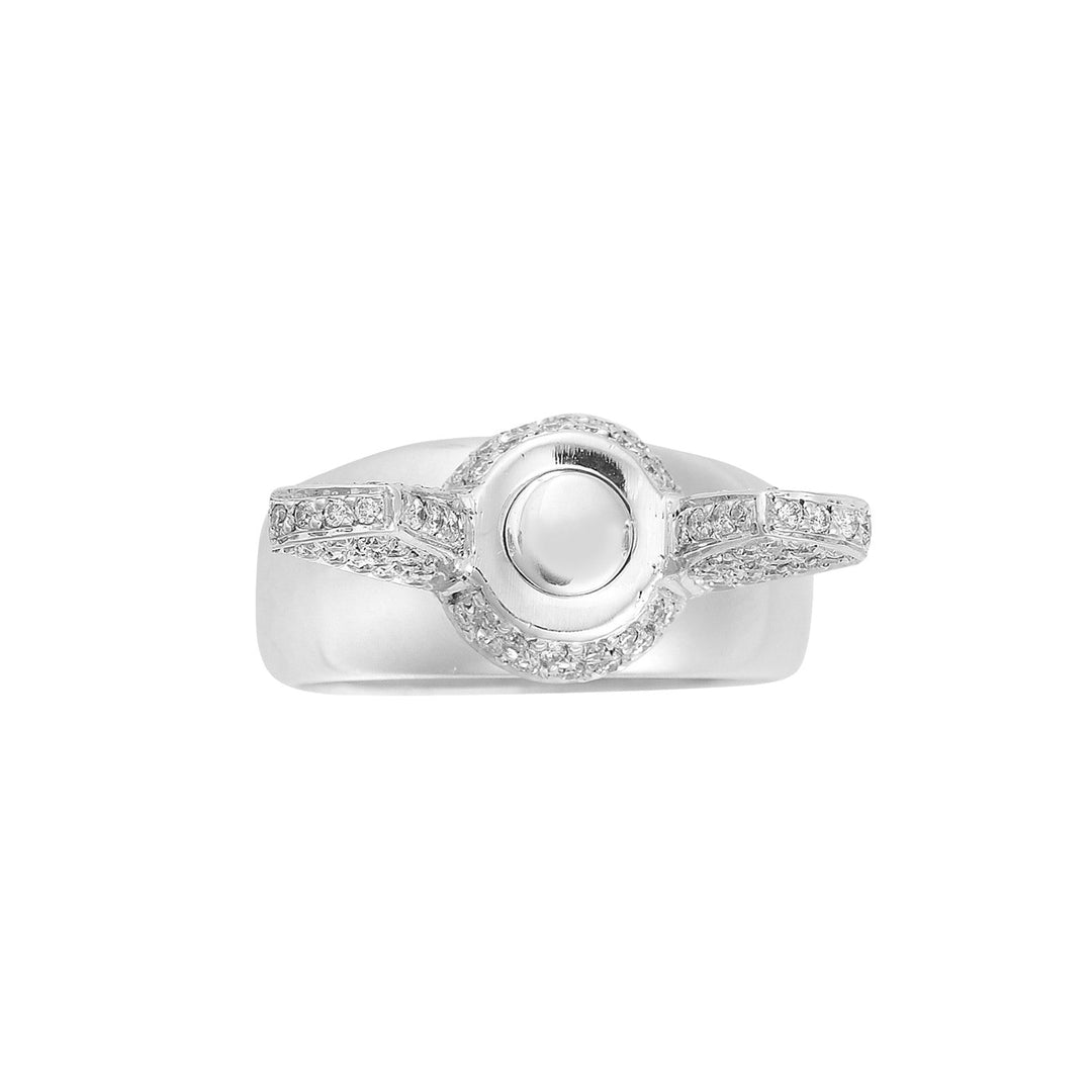 Butterfly Screw Ring Pave W - D - Divine Mechanics - Ileana Makri