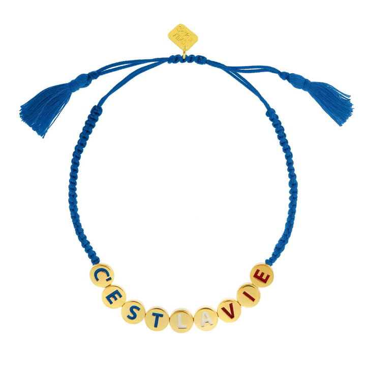 C'est La Vie Friendship Bracelet - Emily in Paris - Ileana Makri store