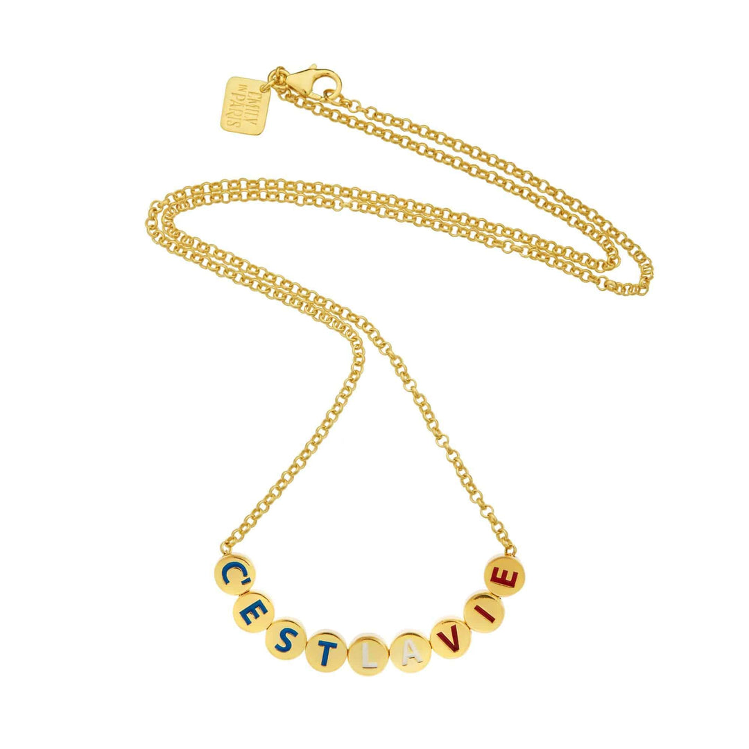 C'est La Vie Necklace - Emily in Paris - Ileana Makri store
