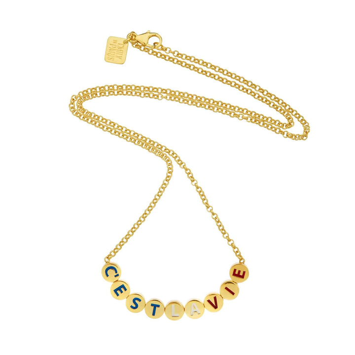 C'est La Vie Necklace - Emily in Paris - Ileana Makri store