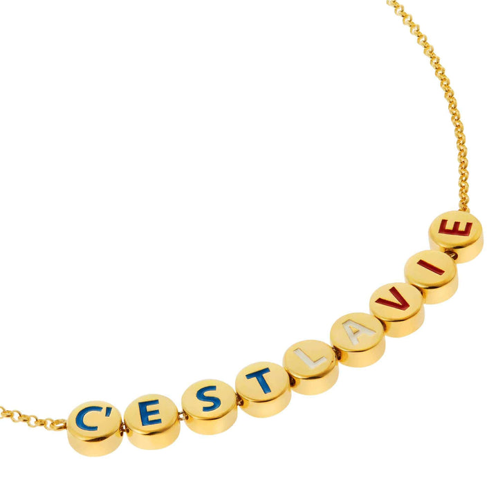 C'est La Vie Necklace - Emily in Paris - Ileana Makri store
