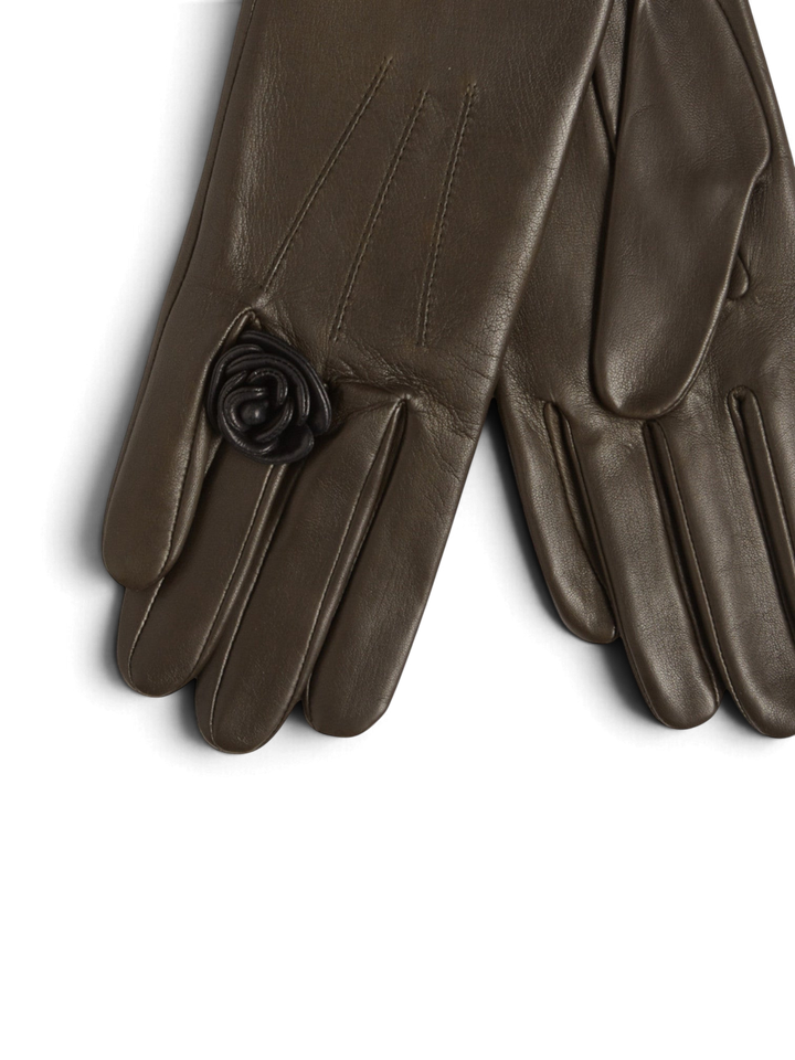 Cameabague Gloves Khaki Noir - Agnelle - Ileana Makri