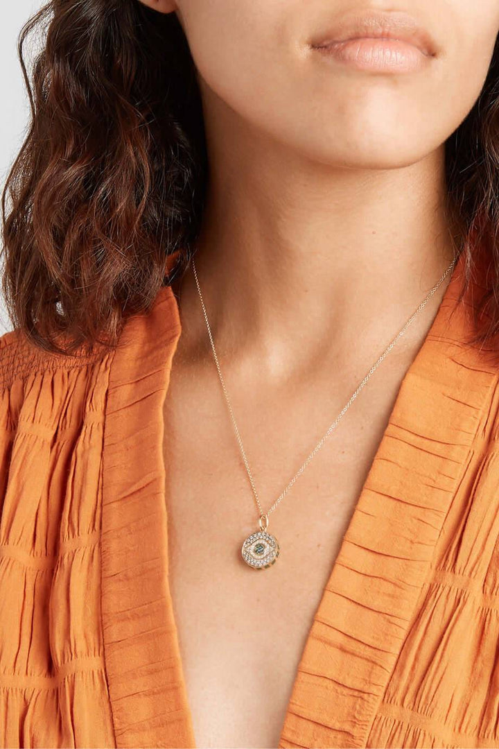 Candy Evil Eye Pendant - Small Y - Gem Candy - Ileana Makri