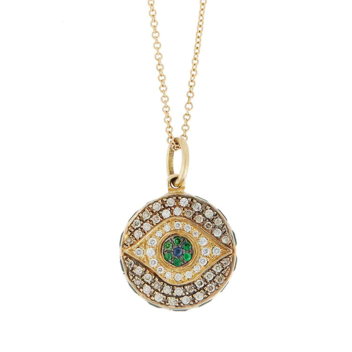 Candy Evil Eye Pendant - Small Y - Gem Candy - Ileana Makri