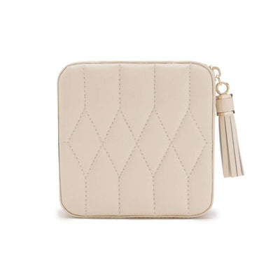 Caroline Travel Zip Case Ivory - WOLF - Ileana Makri store