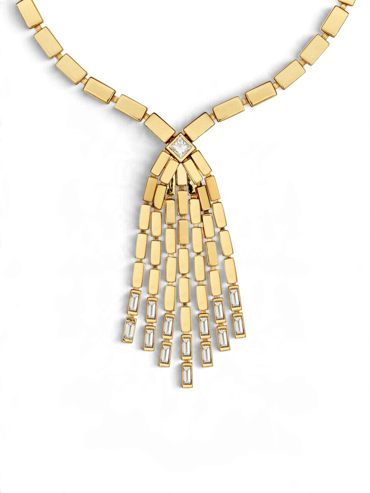 Cascade Diamond Fall Necklace - Cascade - Ileana Makri