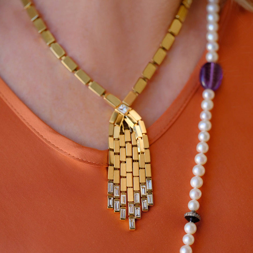Cascade Diamond Fall Necklace - Cascade - Ileana Makri