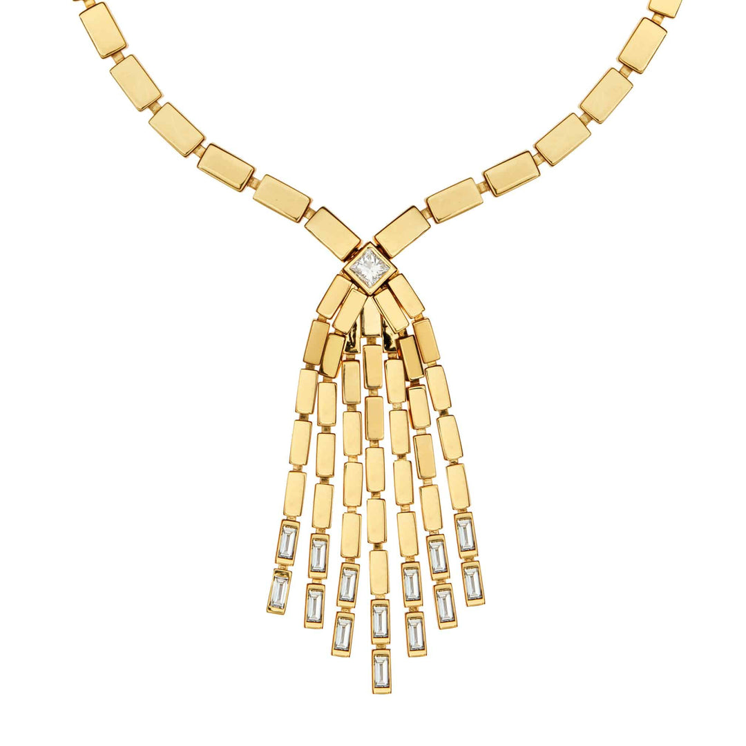 Cascade Diamond Necklace Y-D - Cascade - Ileana Makri store