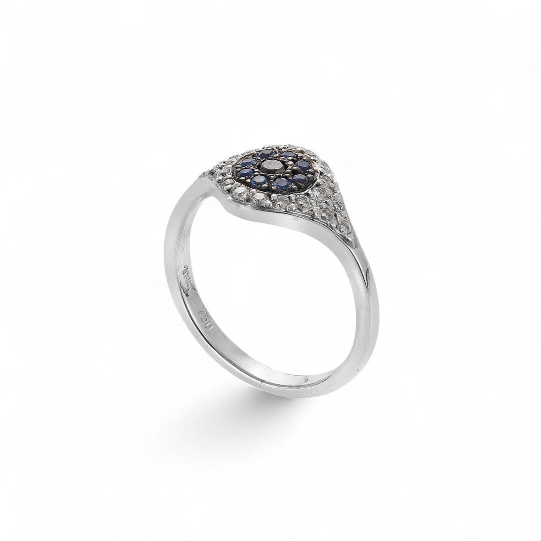 Cats Eye Ring W - D - Bs - Bd - EVIL EYE - Ileana Makri