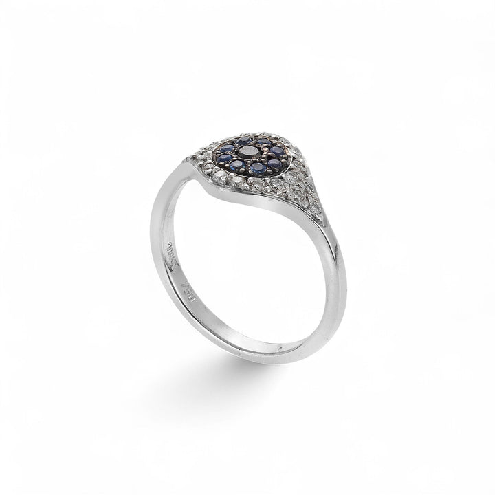 Cats Eye Ring W - D - Bs - Bd - EVIL EYE - Ileana Makri