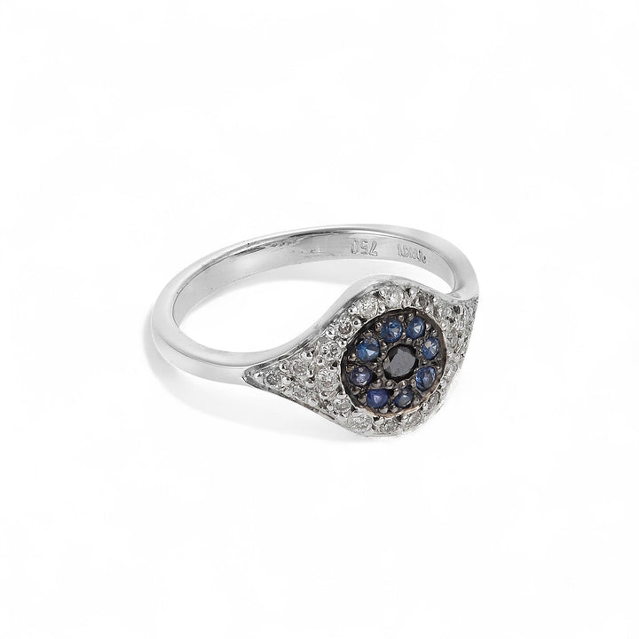 Cats Eye Ring W - D - Bs - Bd - EVIL EYE - Ileana Makri