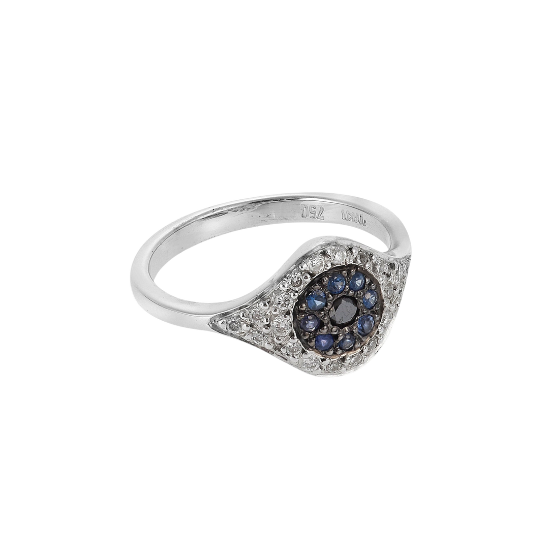 Cats Eye Ring W - D - Bs - Bd - EVIL EYE - Ileana Makri