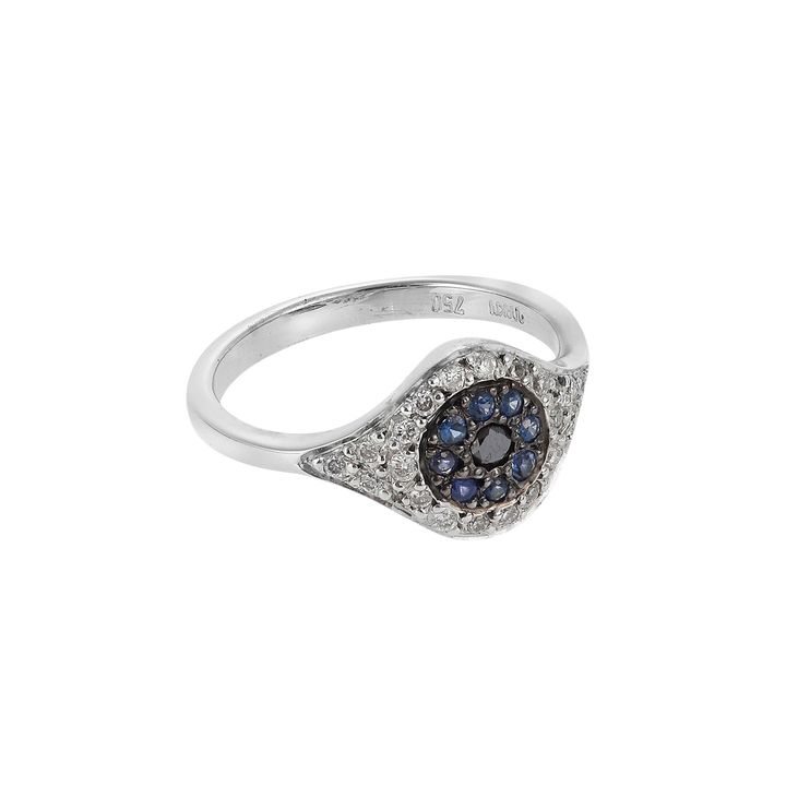 Cats Eye Ring W - D - Bs - Bd - EVIL EYE - Ileana Makri