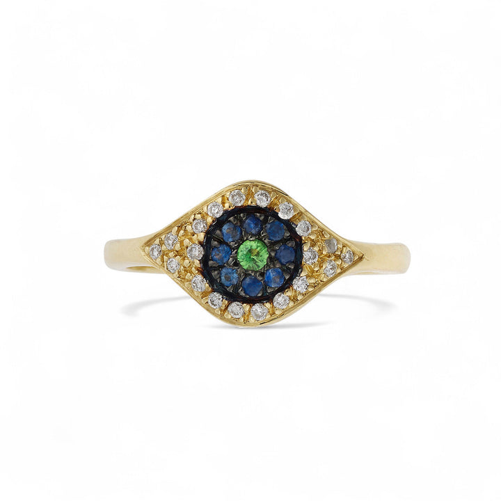 Cats Eye Ring Y - D - BS - TS - EVIL EYE - Ileana Makri