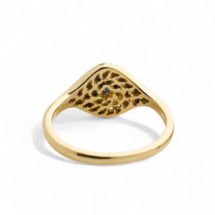 Cats Eye Ring Y - D - BS - TS - EVIL EYE - Ileana Makri