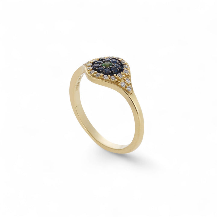 Cats Eye Ring Y - D - BS - TS - EVIL EYE - Ileana Makri
