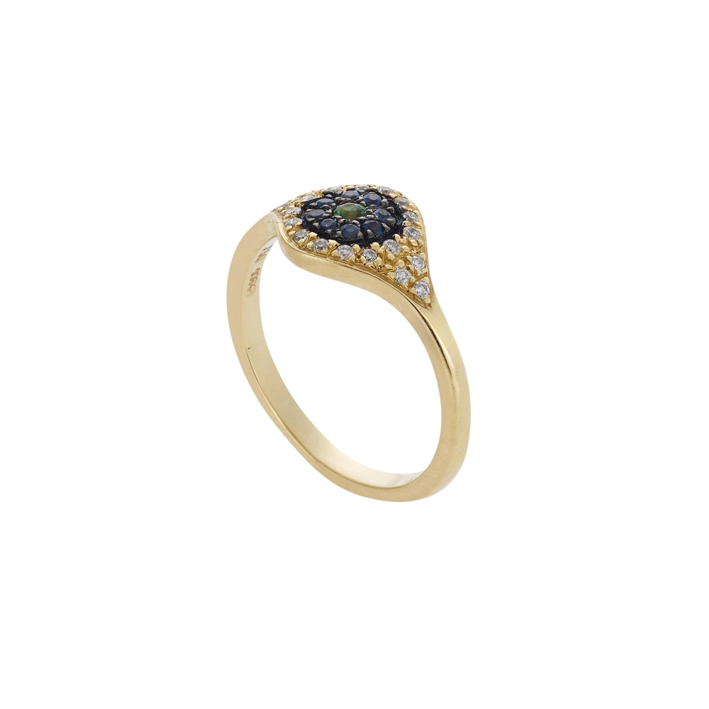 Cats Eye Ring Y - D - BS - TS - EVIL EYE - Ileana Makri