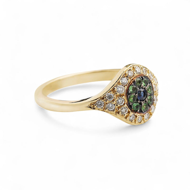 Cats Eye Ring Y - D - Ts - Bs - EVIL EYE - Ileana Makri