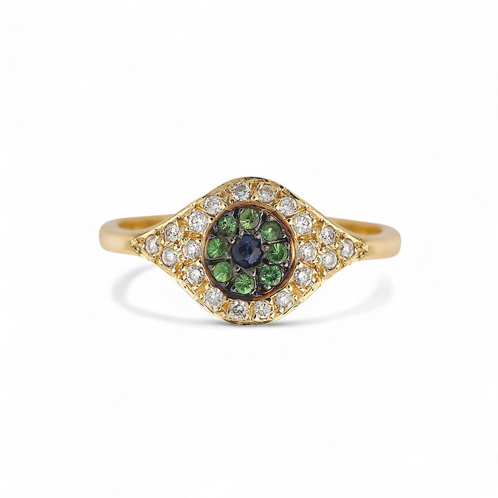 Cats Eye Ring Y - D - Ts - Bs - EVIL EYE - Ileana Makri