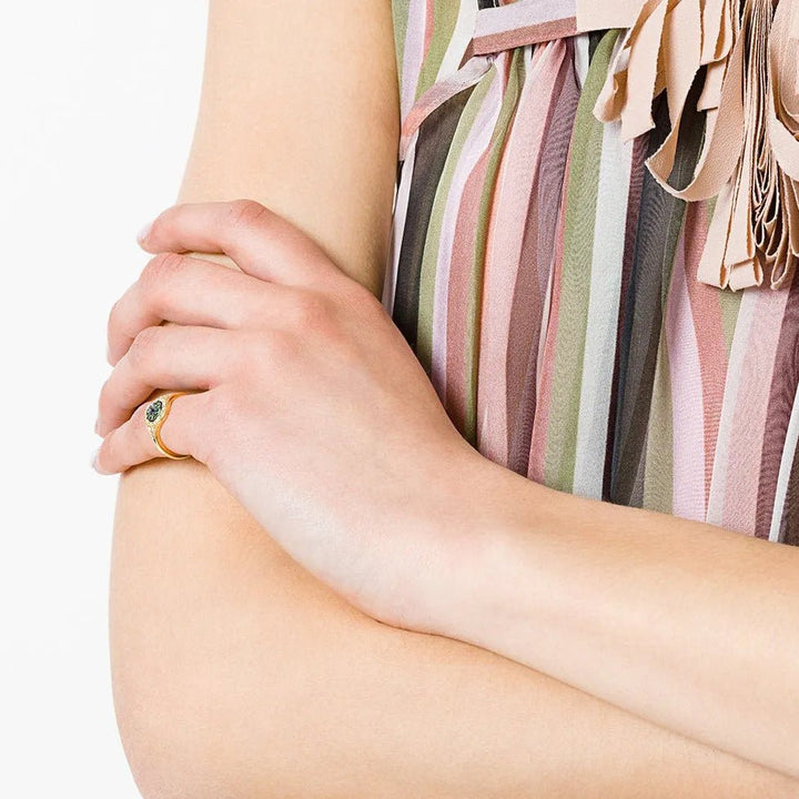 Cats Eye Ring Y - D - Ts - Bs - EVIL EYE - Ileana Makri