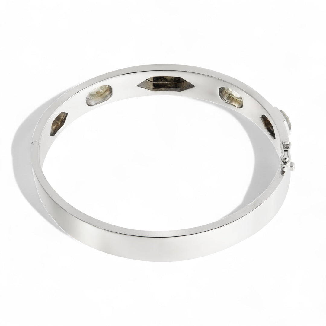 Celeste Diamond Bangle Bracelet - Fête - Ileana Makri