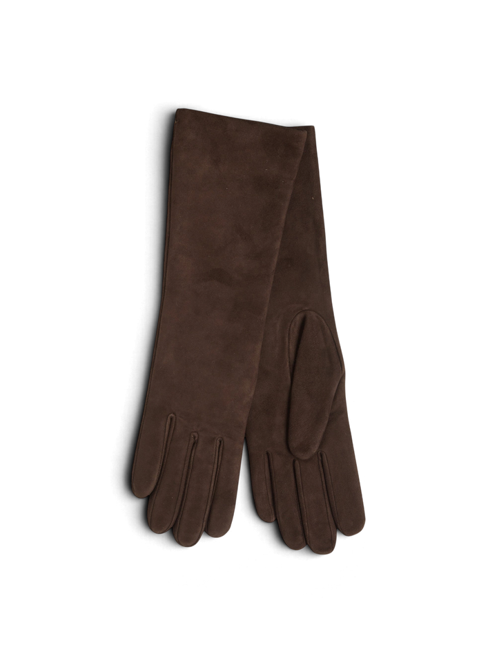 Celia Suede Gloves Mocha - Agnelle - Ileana Makri