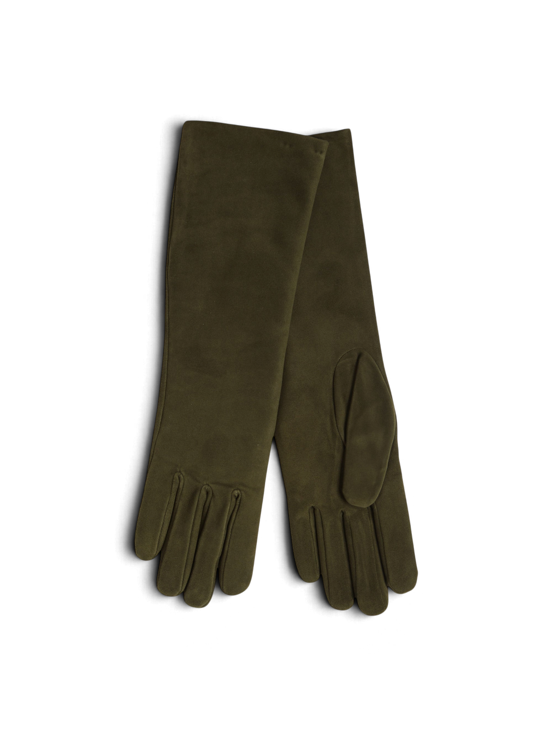 Celia Suede Gloves Olive - Agnelle - Ileana Makri
