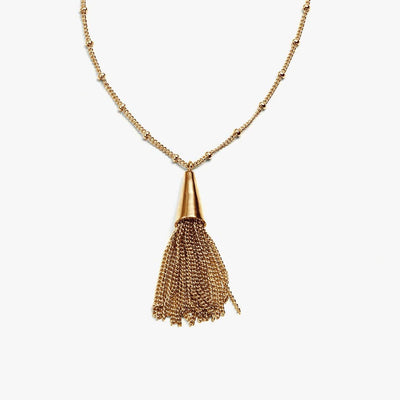 Chain Tassel Pendant Necklace - Eddie Borgo - Ileana Makri store