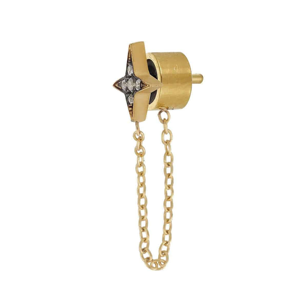 Chained North Star Stud - Eye M UFO - Ileana Makri