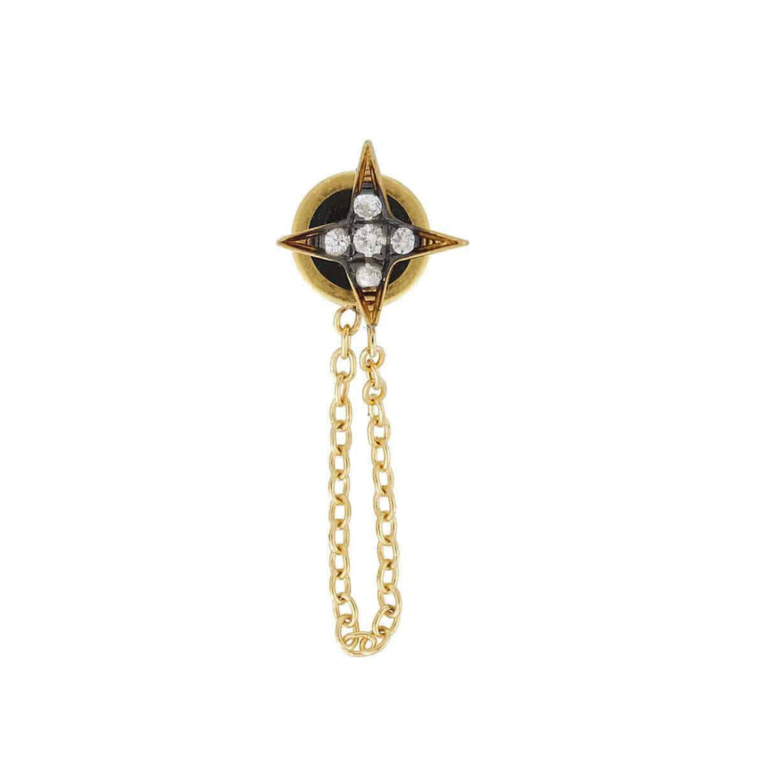 Chained North Star Stud - Eye M UFO - Ileana Makri
