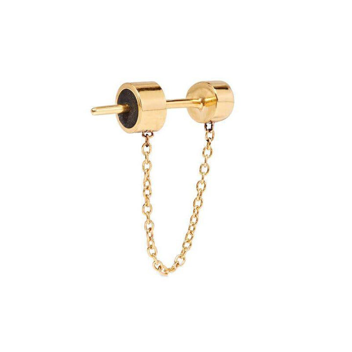 Chained Pond - Oval Earrings - Eye M UFO - Ileana Makri