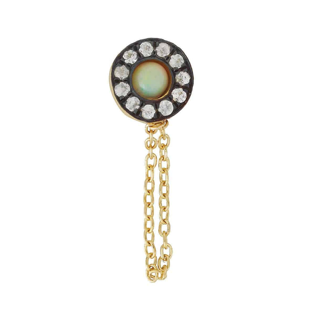 Chained Sun Stud - Eye M UFO - Ileana Makri
