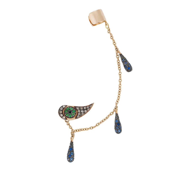 Chained Tears Earring Oxs - Bs - Chd - Ts - Bd - Crying Eyes - Ileana Makri