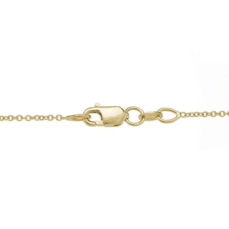 18k yellow gold fine cable chain | Ileana Makri