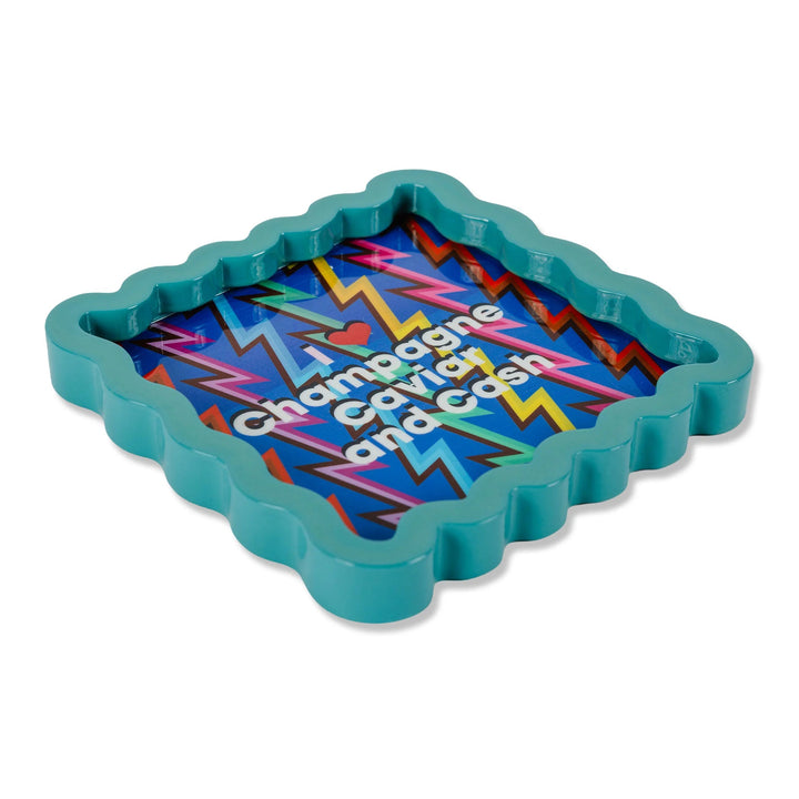 Champagne & Caviar Lacquer Tray Small - Furbish - Ileana Makri