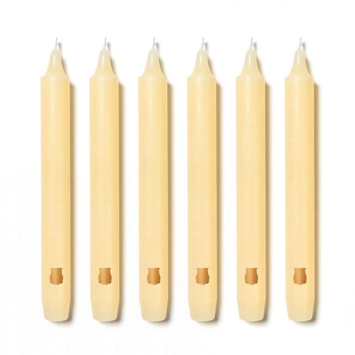 Ivory Madeleine Tapered Candles (Box of 6)