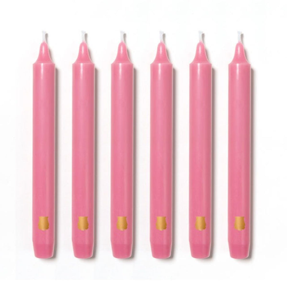 Pink Madeleine Tapered Candles (Box of 6), Candles, Ileana Makri
