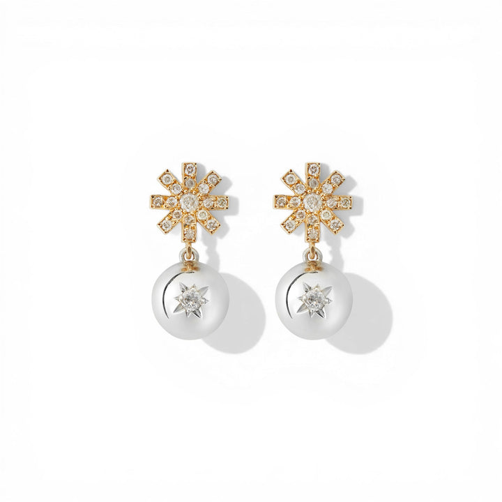 Chaos Stardust Mini Drop Earrings - Eye M - Ileana Makri