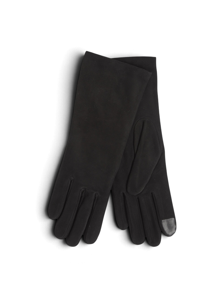 Christina Suede Gloves Noir - Agnelle - Ileana Makri
