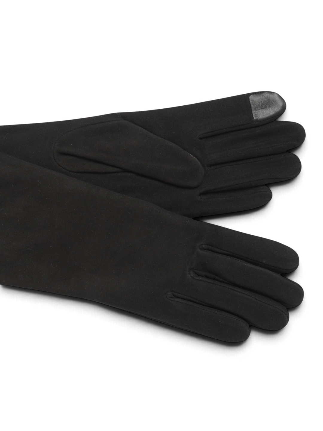 Christina Suede Gloves Noir - Agnelle - Ileana Makri