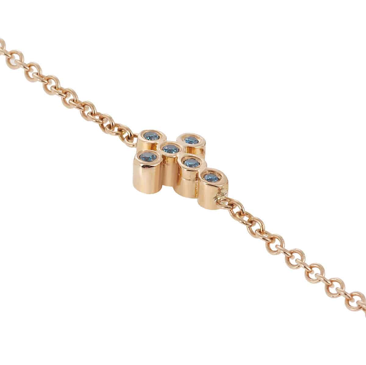 Mini Cross Bracelet P-Blue-D - Classic - Ileana Makri store