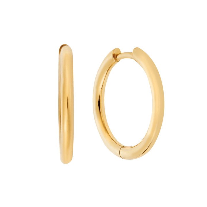 Classic Gold Hoops - Classic - Ileana Makri