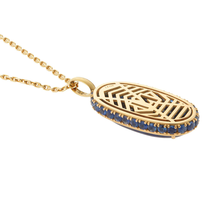 Cobalt Blue Sea Pendant - OAK - Archive - Ileana Makri