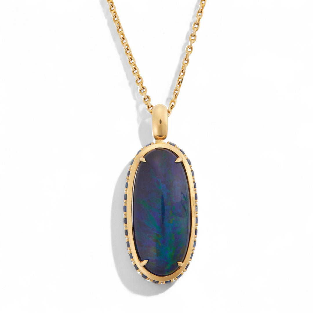 Cobalt Blue Sea Pendant - OAK - Archive - Ileana Makri