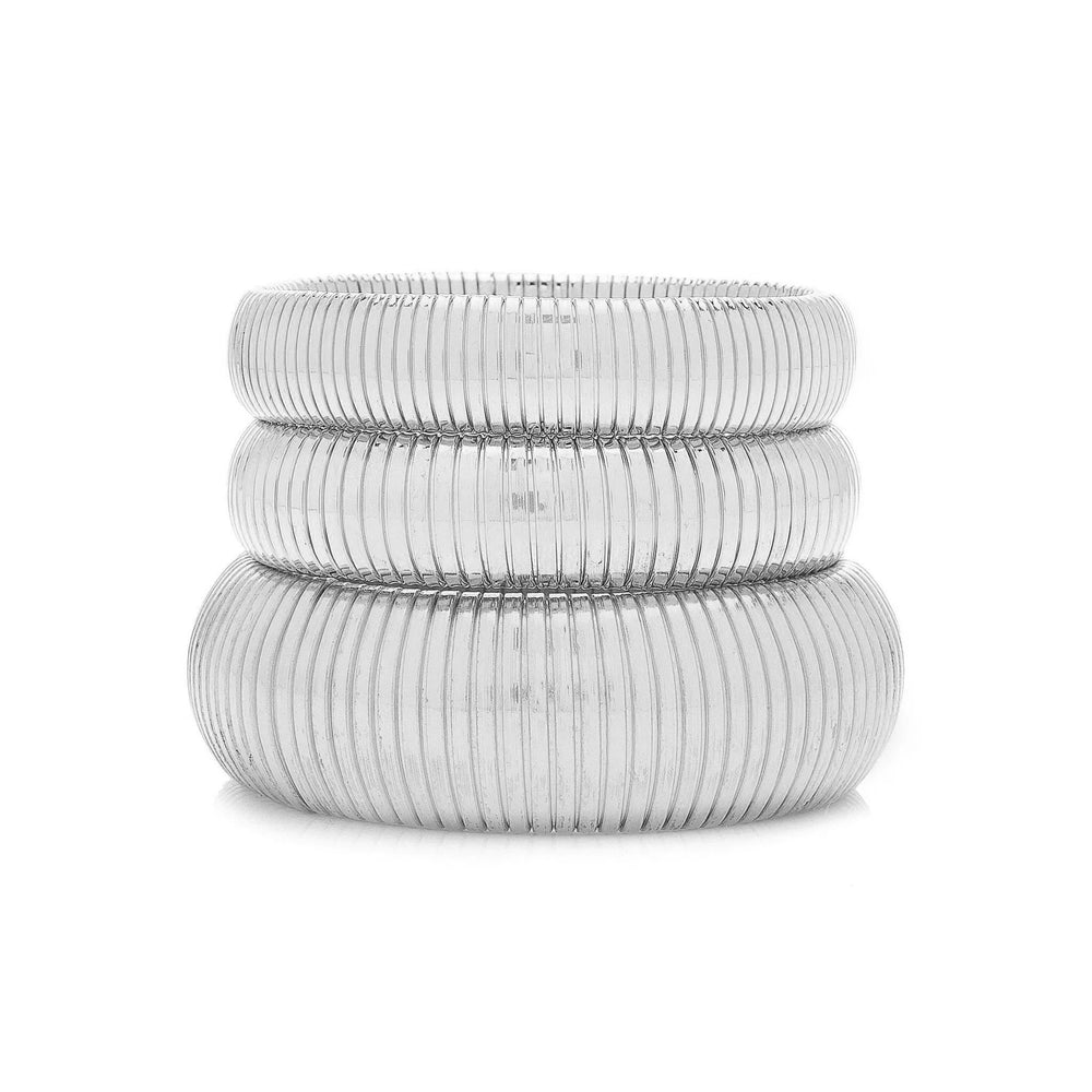 Cobra Bracelet Silver (set of 3) - Ben Amun - Ileana Makri