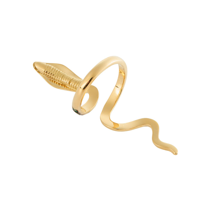 Cobra Tsavorite Ring - SNAKES - Ileana Makri